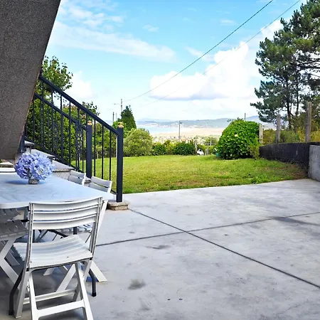Desconectaengalicia Casa Vidal Lanzada Con Vistas Al Mar 度假居 *